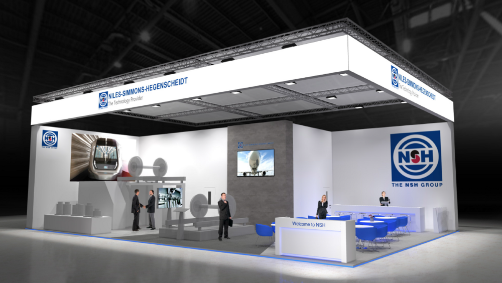 Here you can see the booth at Innotrans