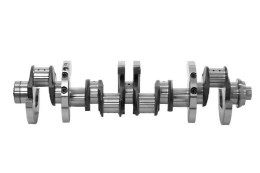 Here you can see a truck crankshaft