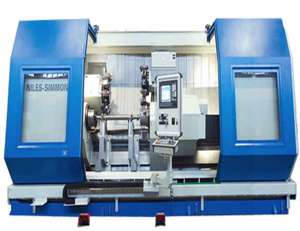 Here you can see a NSI Horizontal CNC-lathes  