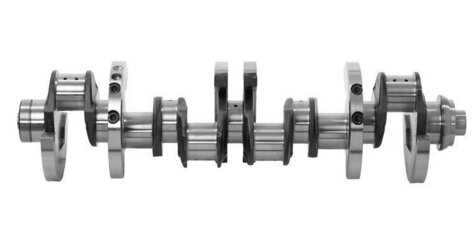 Here you can see a truck crankshaft