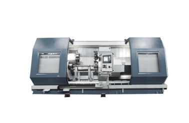 Here you can see a NSI N30 4-axis lathe 
