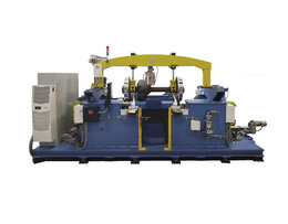 Here you can see a Abovefloor Wheelset Milling Machine