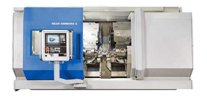 Here you can see a NSI N20CM horizontal milling center 